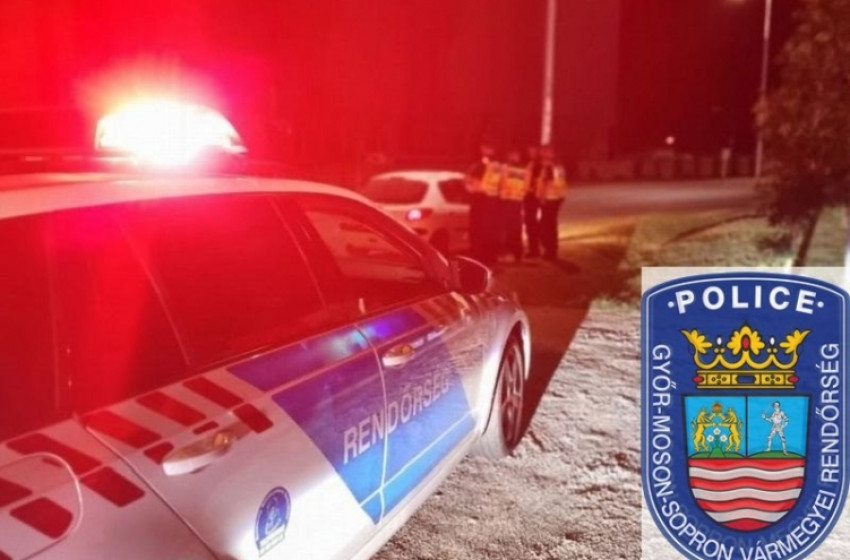   Illegális gyorsulási verseny résztvevőire csaptak le a rendőrök Győrben